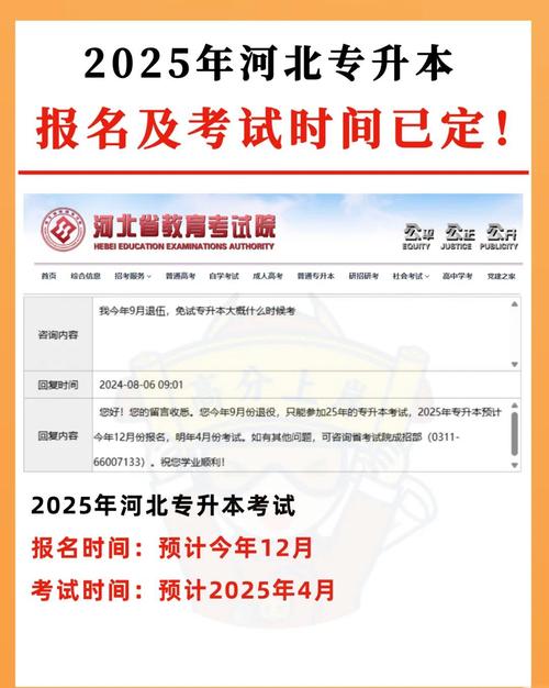 25年河北专升本考试时间