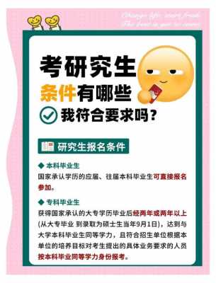 报考研究生需要具备什么条件