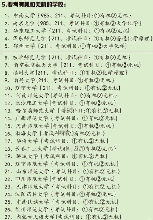 华东理工化工学院研究生考哪几科