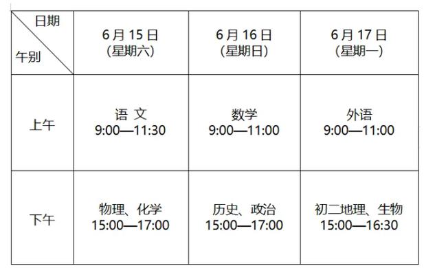 2024江苏中考时间是什么时候啊