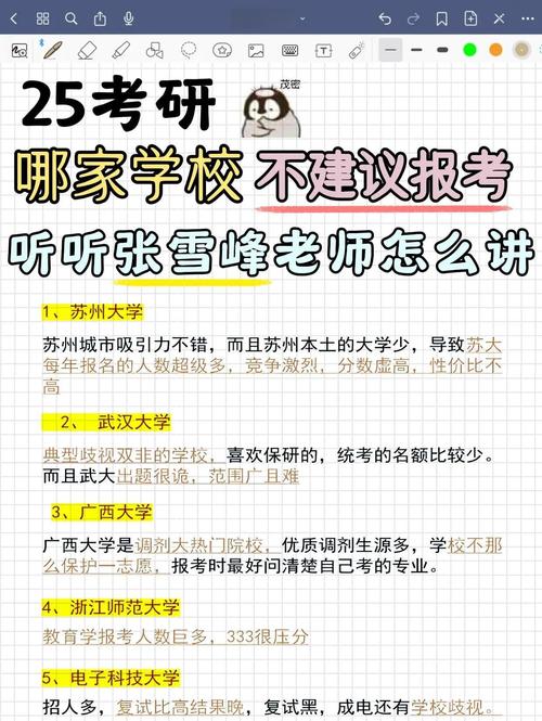张雪峰如何选考研学校