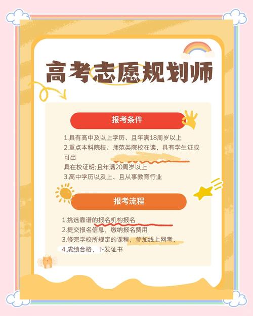 高考规划师报考条件