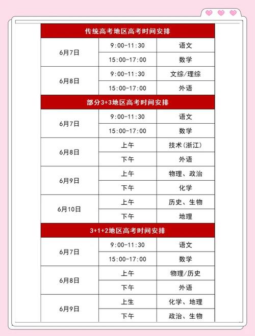 每年高考是几月几日