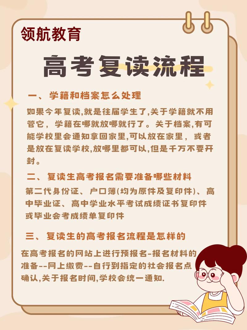 高考复读生如何办理复读手续，高考复读生如何办理复读手续流程