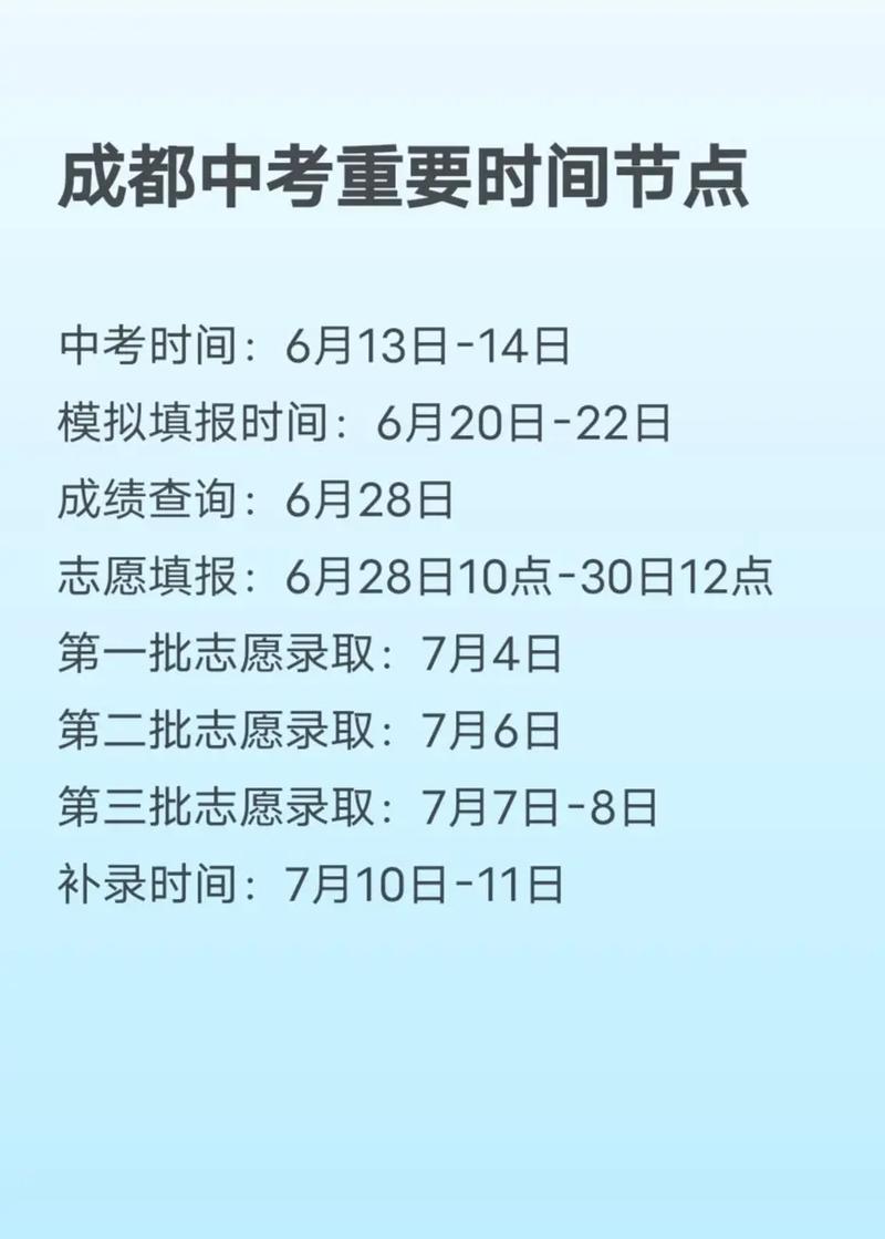 四川2020中考是几月几号