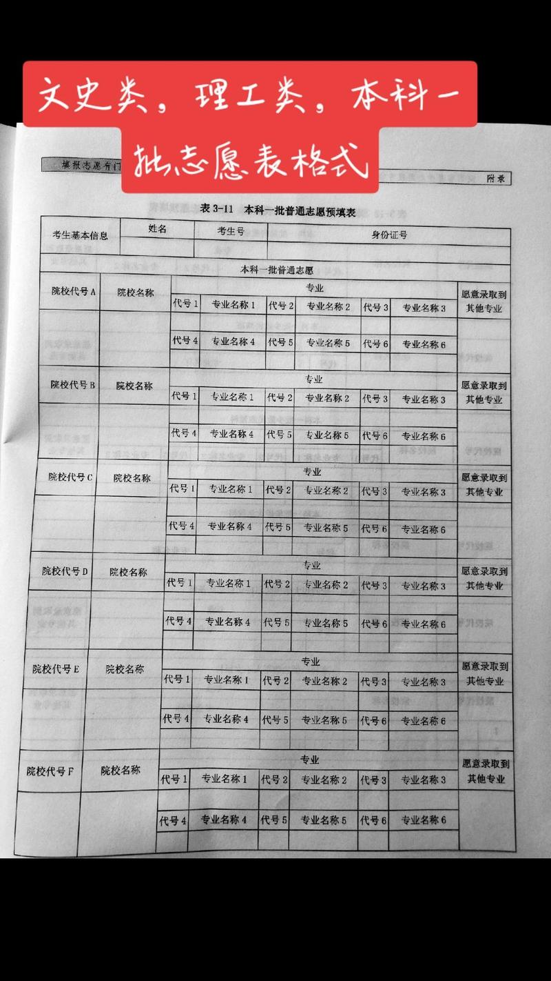 高考填几个志愿