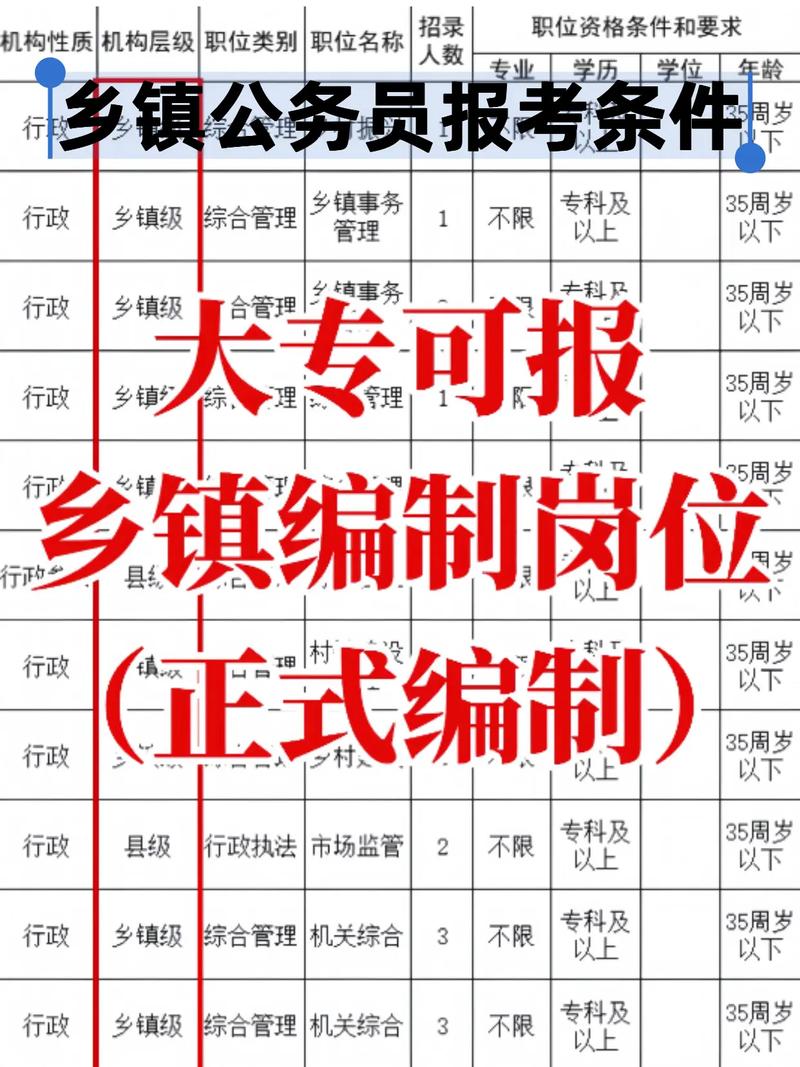 本科以下学历可以考公务员吗?