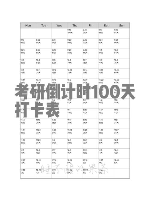2025考研考试时间倒计时多久，2030考研时间