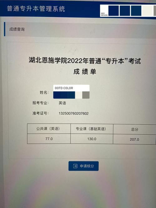 湖北专升本考试成绩