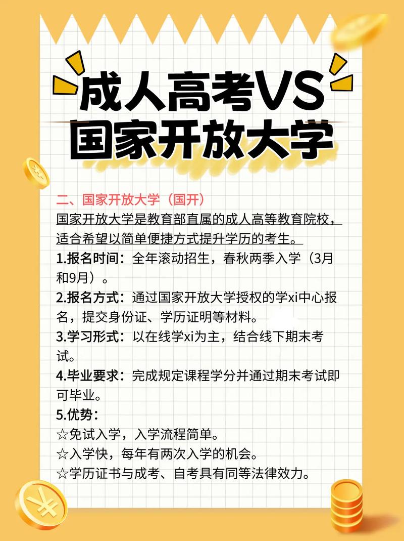 普通高考和成人高考区别在哪里~