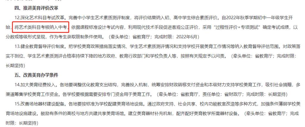 枣庄家长注意啦:2022年秋季学期初一学生,艺术素质将纳入中考!