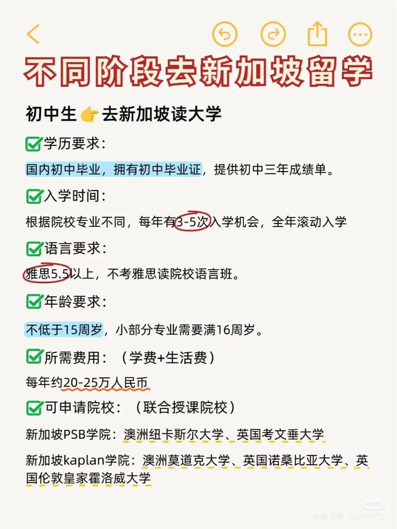 高中出国留学的条件和要求新加坡，高中留学新加坡一年费用多少？