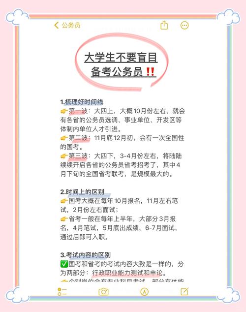 大学生考公务员应做哪些准备啊??