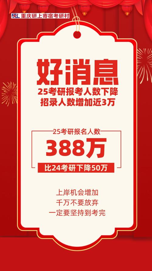 考研的三个好消息