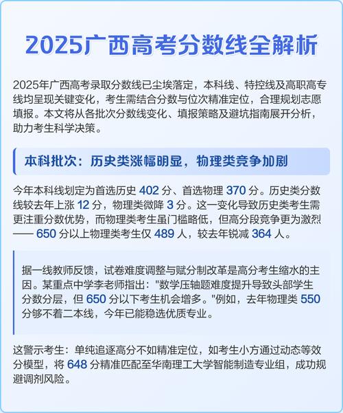 2025高考分数线解读