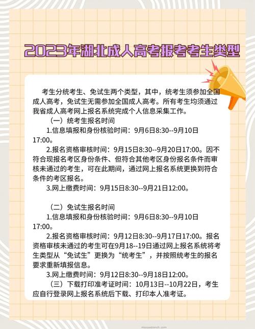 2023年成人高考专升本报名时间和考试时间