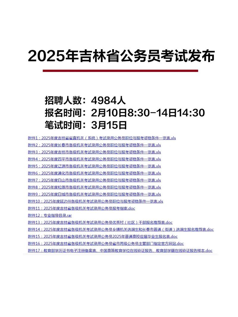 吉林省考公务员什么学历